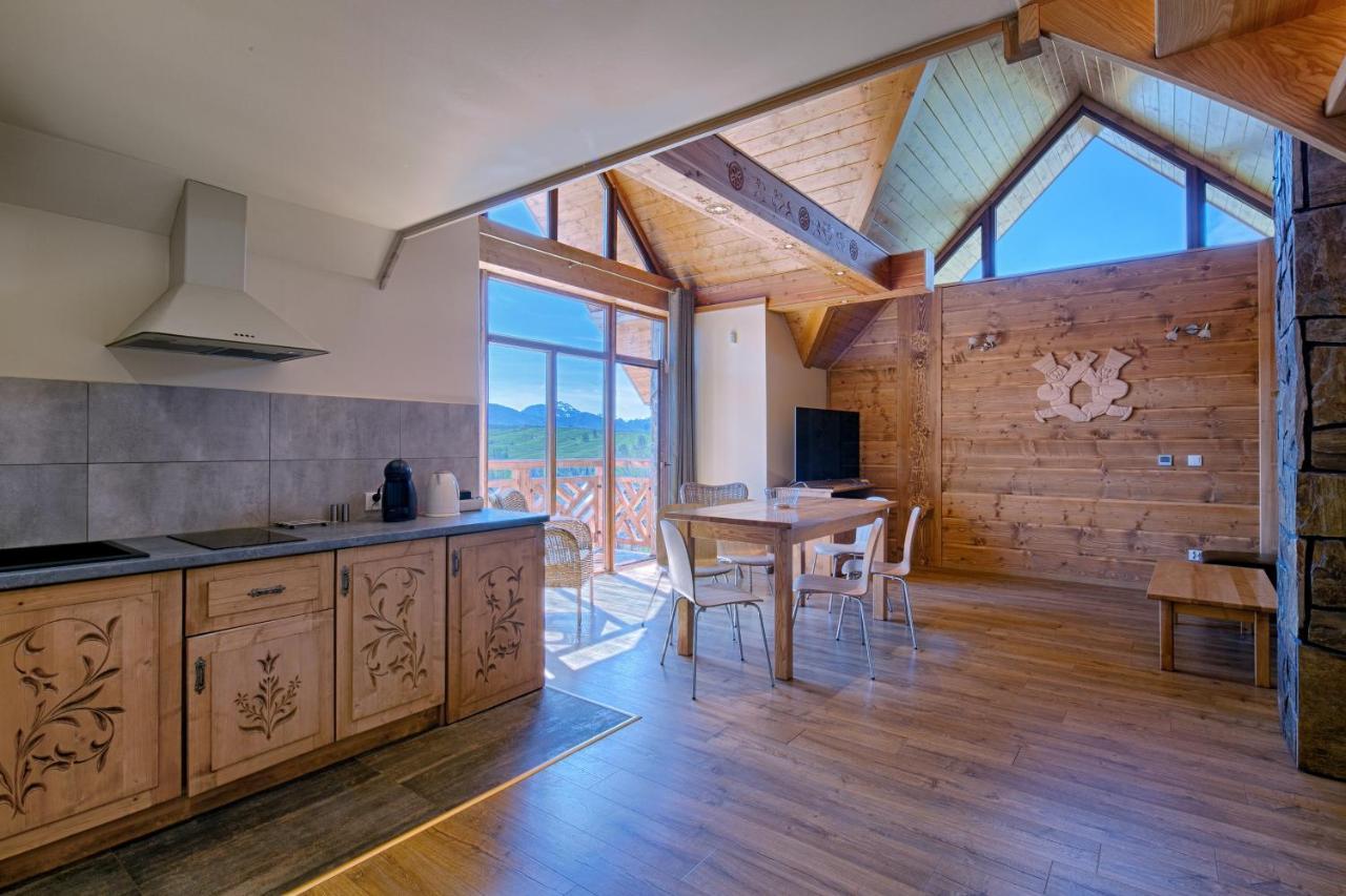 Tatrzanskie Echo Domki Regionalne Z Dwoma Lazienkami, Placem Zabaw I Przepieknym Widokiem Na Tatry Villa Zakopane Exterior foto
